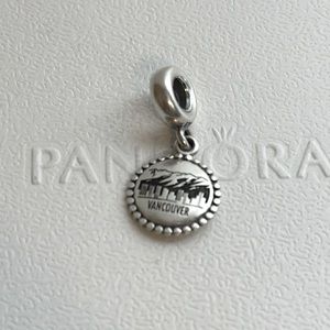 New Pandora VANCOUVER Charm Pendant, Travel, S925 Sterling Silver